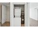 Convenient laundry closet with stacked washer and dryer at 2825 Northeast Ne Expy # F003, Atlanta, GA 30345