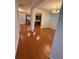 Open concept dining room leading to a modern kitchen at 1392 Weatherbrook Cir, Lawrenceville, GA 30043
