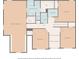 Second floor plan displaying bedrooms, bathrooms, laundry, and walk-in closets at 1496 Clarecastle Ln, Buford, GA 30519