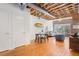 Spacious open floor plan with exposed ceilings and hardwood floors at 322 Peters Sw St # 2, Atlanta, GA 30313