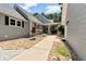 Inviting gray home with walkway leading to covered front porch at 4882 Rabbit Farm Road Rd, Loganville, GA 30052