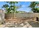 Large backyard with wood fence and mature trees, creating a private outdoor space at 1384 Dolcetto Nw Trce, Kennesaw, GA 30152