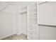 Bright closet with modern shelving and ample storage, offering organization solutions at 1384 Dolcetto Nw Trce, Kennesaw, GA 30152