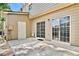 Back patio featuring sliding glass doors leading to an outdoor space with ample room for entertaining at 1384 Dolcetto Nw Trce, Kennesaw, GA 30152