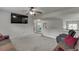 Basement bonus room with tv at 1548 Station Ridge Dr, Lawrenceville, GA 30045