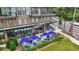 Exterior view of a pizza restaurant with outdoor seating and modern design elements at 772 Aerial Se Way, Atlanta, GA 30312
