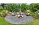 Inviting outdoor fire pit area with stone accents, gravel bed, and seating for residents at 772 Aerial Se Way, Atlanta, GA 30312