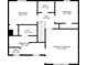 Second floor layout featuring three bedrooms, three bathrooms, and a walk-in closet at 4000 Brittan Glade Trl, Snellville, GA 30039