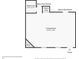 Floorplan of first floor including living room, bathroom, fireplace at 1919 Cheatham Woods Sw Dr, Marietta, GA 30008
