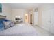 Inviting bedroom with neutral décor, soft lighting, and a view to the Primary bath at 4054 Lyon Blvd, Atlanta, GA 30331