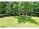Green grassy backyard with lots of mature shade trees at 180 Kim Trail Trl, Stockbridge, GA 30281