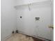 Laundry room with hookups, in need of restoration at 148 Barrington Pkwy, Stockbridge, GA 30281