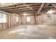 Unfinished basement with exposed insulation and concrete floor at 2773 Hawk Trace Ne Ct, Marietta, GA 30066