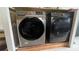Modern gray Samsung front-load washer and dryer set, offering convenience and efficiency for laundry needs at 420 Ashbury Cir, Dallas, GA 30157