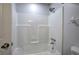 Classic bathtub-shower combination offers a clean, functional space, perfect for everyday use at 2122 Browntown Rd, Rockmart, GA 30153