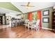 Dining area with hardwood floors and lots of light at 1491 Stonington Ct, Villa Rica, GA 30180