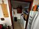 Practical mud room with a washer, dryer, and storage cabinets, providing functionality and organization at 2933 Arlington Rd, East Point, GA 30344