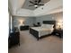 Spacious bedroom featuring neutral colors, comfortable carpet and a trey ceiling at 3201 Palisades Se Ct, Marietta, GA 30067