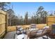 Cozy patio space with modern outdoor furniture, perfect for relaxation and entertaining at 508 Crown Dr, Emerson, GA 30137