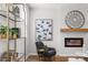 Cozy hallway with a decorative table and stylish decor that leads to other rooms at 512 Crown Dr, Emerson, GA 30137