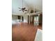 Spacious living room with wood floors and vaulted ceilings at 8130 Estee Dr, Cumming, GA 30028