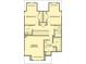 Second-floor plan featuring a primary bedroom, two additional bedrooms, two bathrooms, and a laundry room at 1163 Park Center Cir, Austell, GA 30168