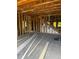 Unfinished room showcasing the framework and structural elements of a new home under construction at 1163 Park Center Cir, Austell, GA 30168