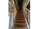 Unfinished staircase features exposed framing ready for drywall and carpeting, leading up to the next level at 1163 Park Center Cir, Austell, GA 30168