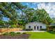 A nice backyard with a privacy fence, fresh green grass and a building with white siding at 1272 Hardee Ne St, Atlanta, GA 30307