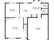 Layout of first floor featuring a living room, dining room, and kitchen at 5195 Oaks Landing Ct, Sugar Hill, GA 30518