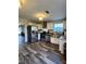 Modern kitchen featuring stainless steel appliances and wood-style floors at 842 Shoals Ct, Atlanta, GA 30349