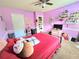 Charming bedroom with unique decor, a cozy bed, and ample space for storage and personal items at 171 Shaker Hollow Drive Dr, Mcdonough, GA 30253