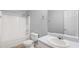 Bathroom featuring a tub/shower combination and a white vanity at 536 Cherokee Overlook Court Ct, Canton, GA 30115