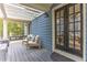 Outdoor deck with cozy seating and a pergola, perfect for relaxing or entertaining guests at 2972 Lookout Ne Pl, Atlanta, GA 30305