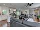 Spacious home featuring an open layout combining living, kitchen, and dining areas at 2972 Lookout Ne Pl, Atlanta, GA 30305