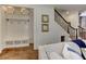 Mud room with storage and stairs to the next level at 2972 Lookout Ne Pl, Atlanta, GA 30305