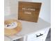 Corner countertop with white cabinets and welcome sign at 672 Quillian Ave, Decatur, GA 30032