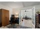 Bright office with French doors opening to a dining room with bay window at 263 Mountainview Cir, Canton, GA 30115