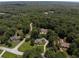Aerial shot of a residential neighborhood with mature trees and well-maintained lawns at , Stockbridge, GA 30281