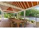 Spacious outdoor pavilion with dining tables and seating, ideal for community gatherings at 3794 Brown Owl Ct, Marietta, GA 30062
