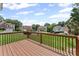 Spacious wooden deck with view of residential neighborhood at 479 Rising Sun Path, Lawrenceville, GA 30043
