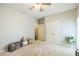 Spacious bedroom featuring large closets and neutral colors for a versatile design at 840 Milton Oaks Dr, Johns Creek, GA 30022