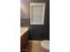 Cozy bathroom featuring a single vanity, toilet, and neutral color scheme at 3219 Roundfield Cir, Duluth, GA 30096