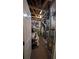 Unfinished basement area with exposed ductwork and storage space at 2435 Hickory Station Cir, Snellville, GA 30078