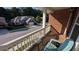 Relaxing front porch offers a view of the quiet residential street at 2435 Hickory Station Cir, Snellville, GA 30078