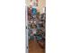 Pantry with wire shelving stocked with food and household supplies at 2435 Hickory Station Cir, Snellville, GA 30078