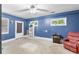 Spacious bedroom featuring ample light and closet at 3927 Buck Rd, Powder Springs, GA 30127