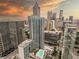 Amazing scenery featuring high rise buildings and clear sky with light clouds at 400 W Peachtree Nw St # 3711, Atlanta, GA 30308
