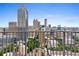 Stunning city views from a high-rise balcony at 400 W Peachtree Nw St # 3711, Atlanta, GA 30308