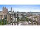 Expansive city skyline views from a high-rise balcony at 400 W Peachtree Nw St # 3711, Atlanta, GA 30308